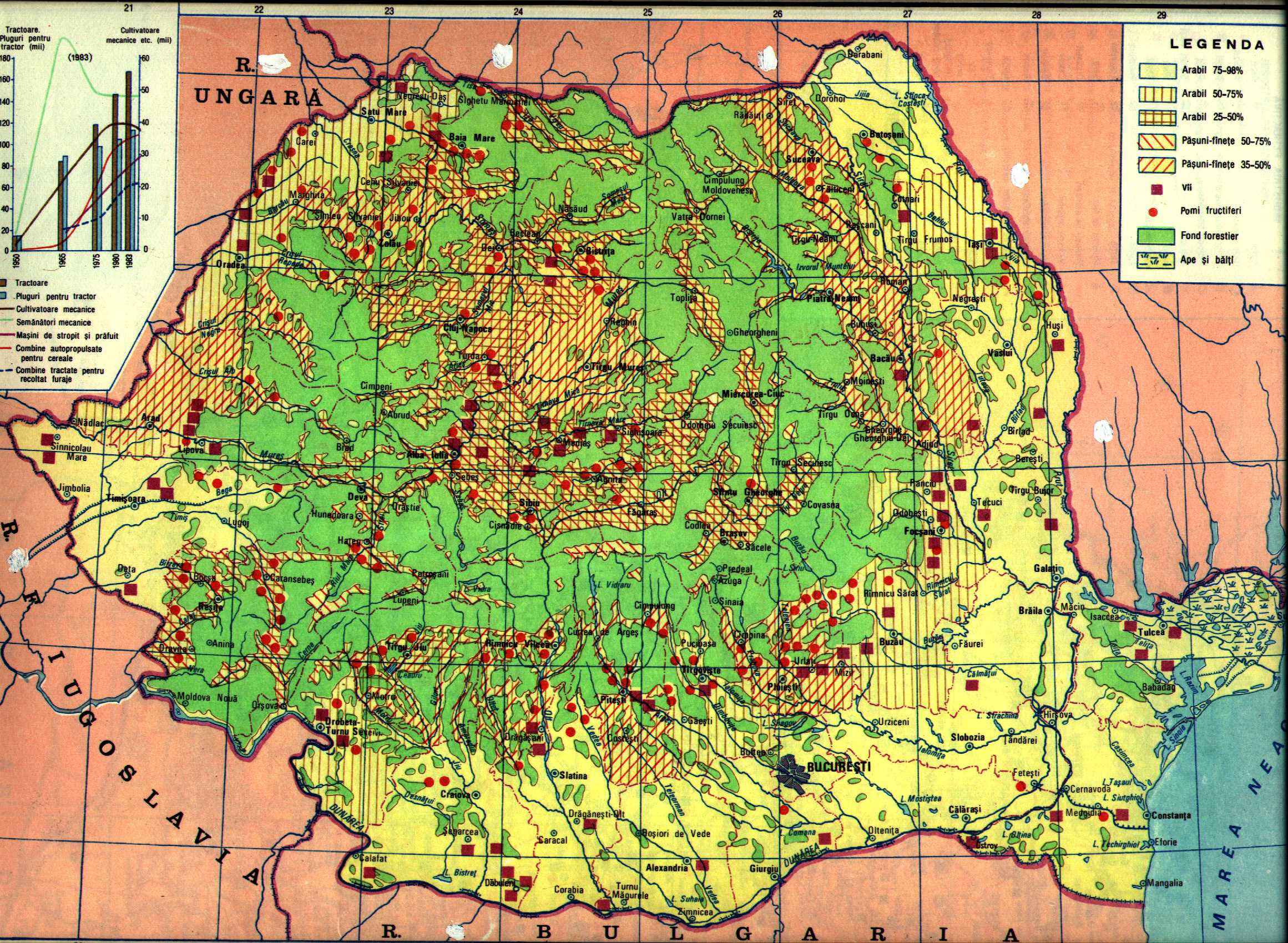 Карта румынии 1942